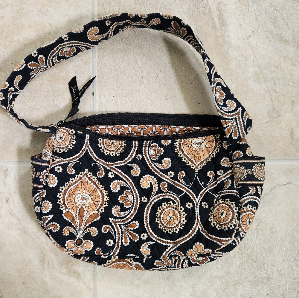 Vera Bradley Black/Brown Paisley Handbag